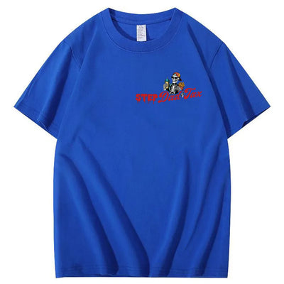 Step Dad Tax Pattern Print 100%Cotton T-Shirt