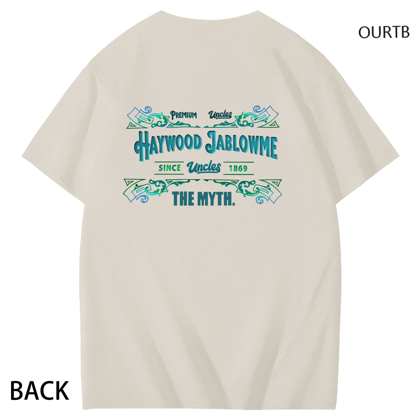 Premium Uncles Haywood Jablowme Since 1869 Uncles The Math Funny Adult Art Pattern Print T-Shirt