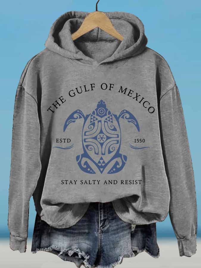 Women's Gulf Of Mexico Printed Sweatshirt