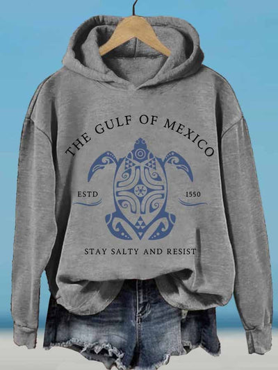Women's Gulf Of Mexico Printed Sweatshirt
