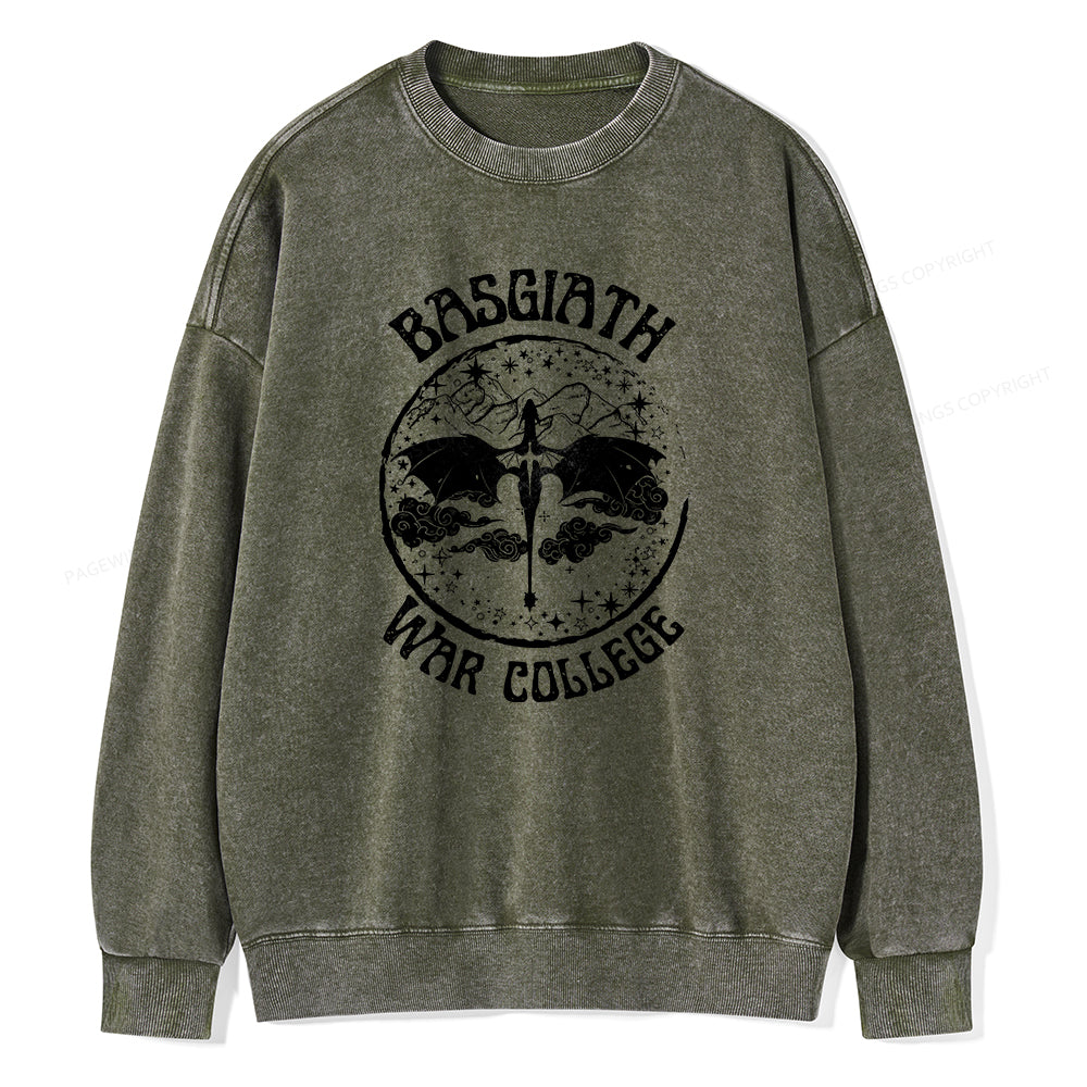 Pagewing Fouth Wings Unisex Washed Sweatshirt