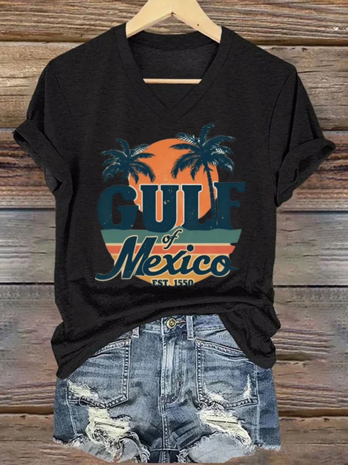 Women's Gulf of Mexico Printed Short-Sleeved T-Shirt