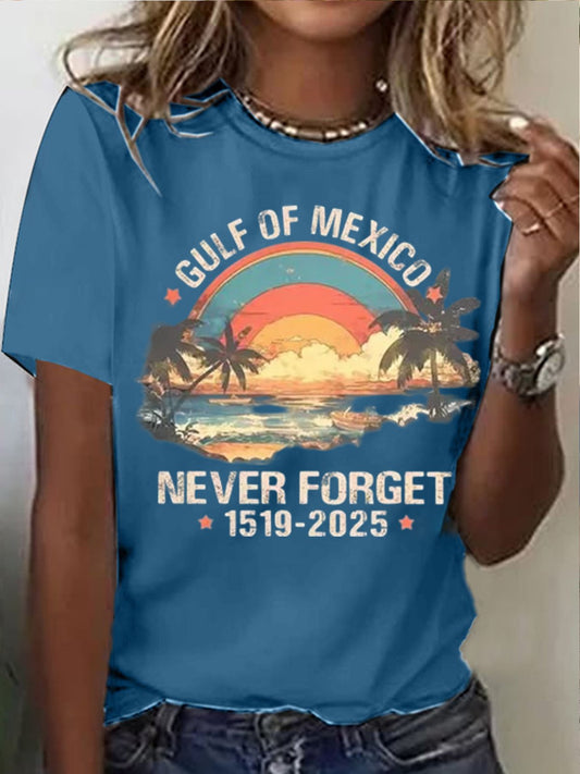 Women's Gulf of Mexico Printed Short-Sleeved T-Shirt
