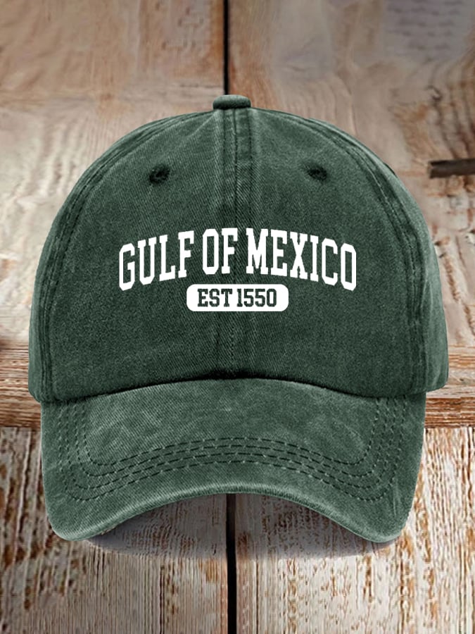 Gulf Of Mexico Printed Casual Baseball Cap