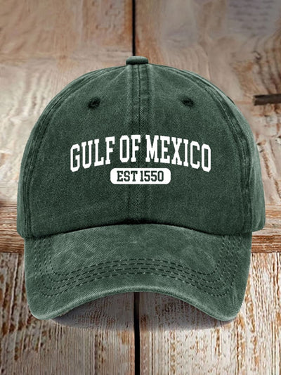 Gulf Of Mexico Printed Casual Baseball Cap