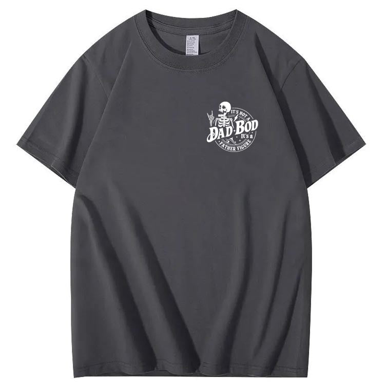 Dad Boo Pattern Print 100%Cotton T-Shirt