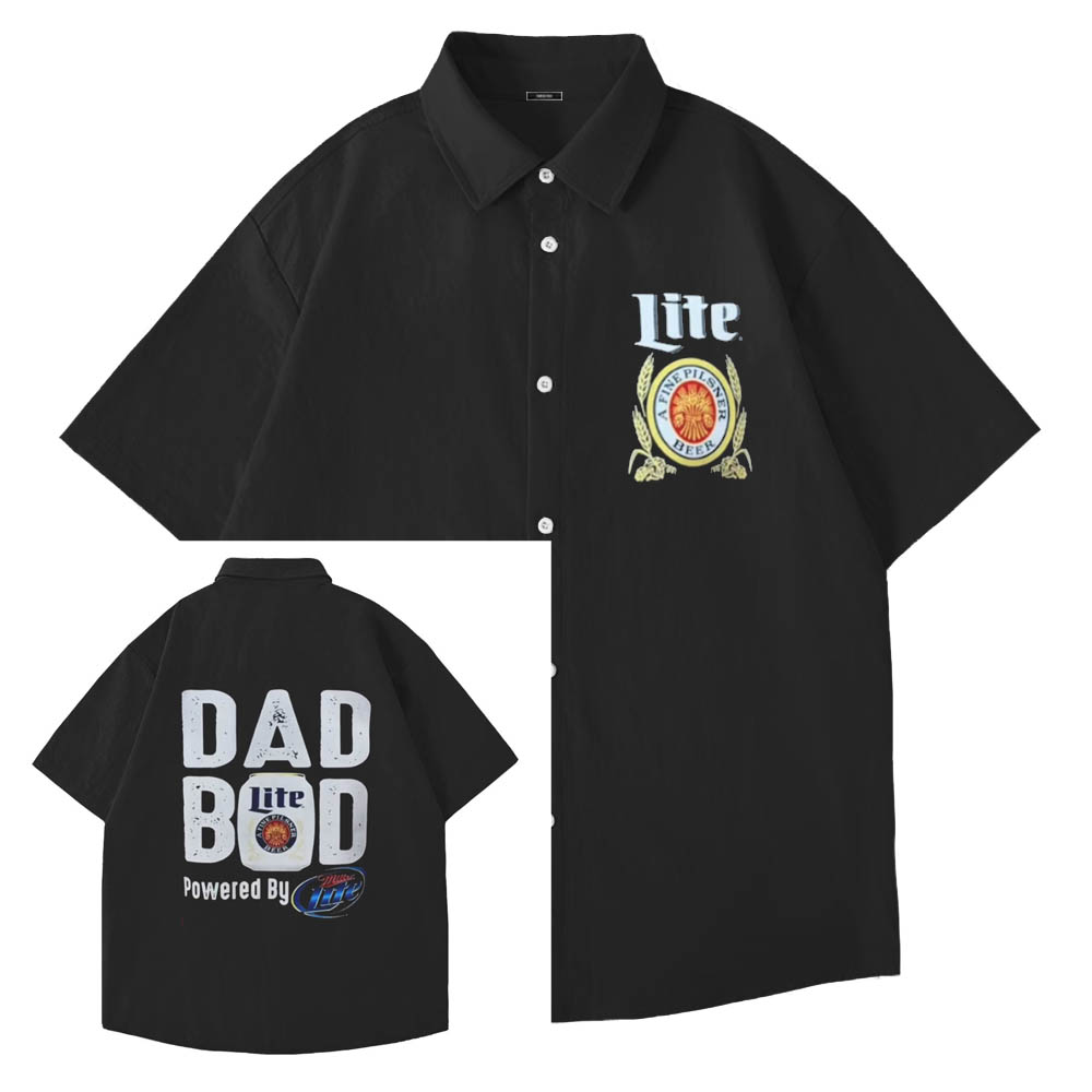 Men's Dad Powered Art Print Shirt