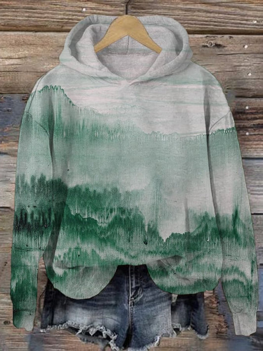 Women's Hiking Print Hoodie