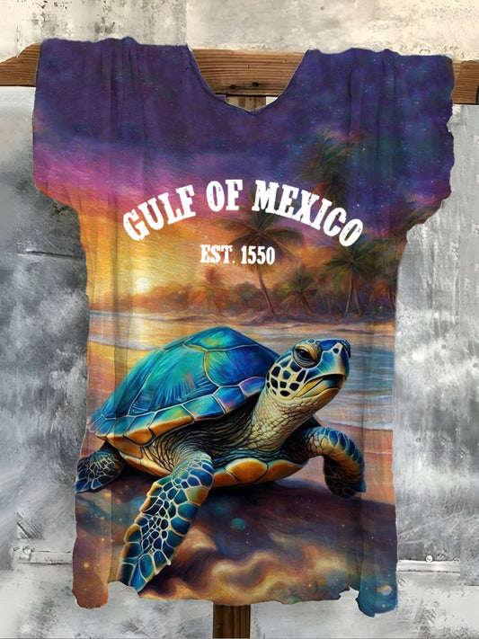 Women's Gulf Of Mexico Print T-Shirt