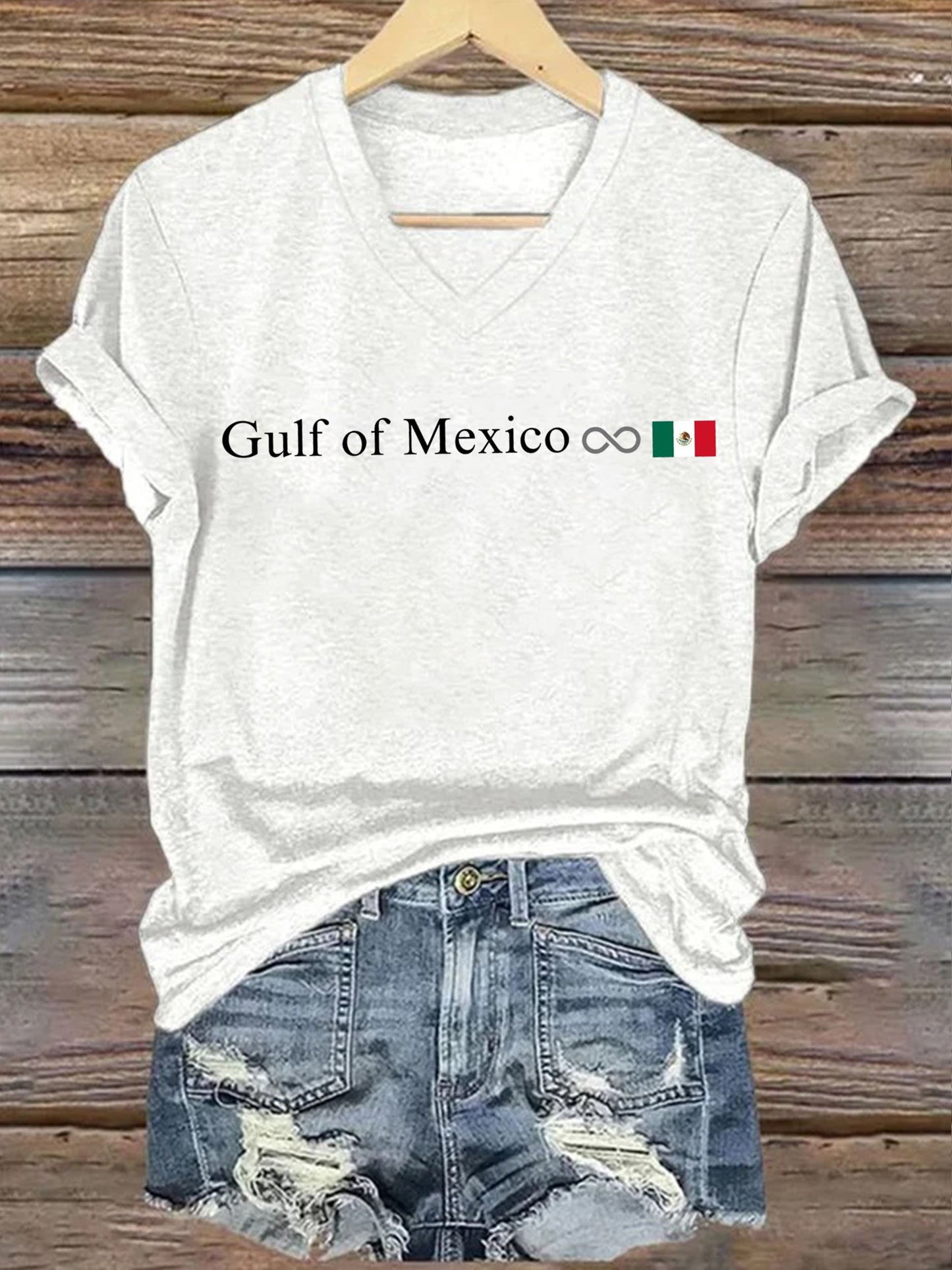 Women's Gulf Of Mexico Printed Short-Sleeved T-Shirt