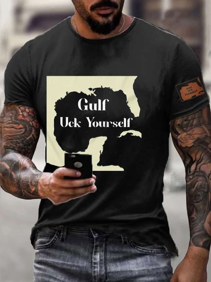 Men's Gulf Uck Yourself Mexico Casual T-shirt