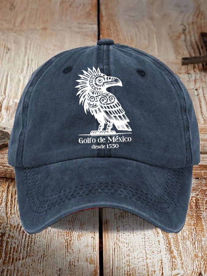 Unisex Gulf of Mexico Print Baseball Cap