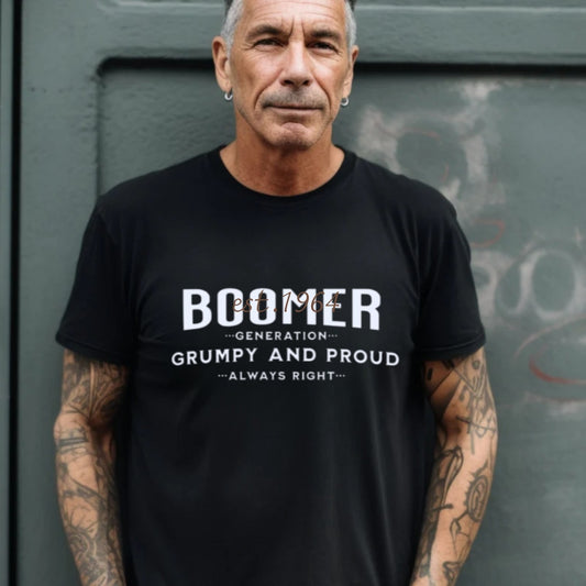 Boomer shirt, Funny shirt, Boomer generation, Birthday gift, Dad gift, Grandpa gift, Dad birthday gift Custom EST