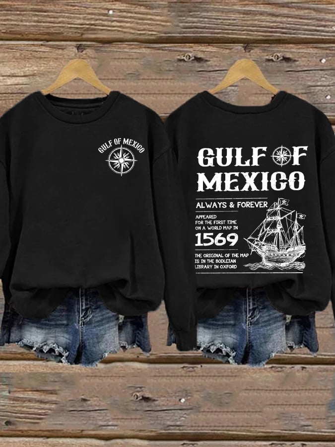 Women's Gulf Of Mexico Printed Sweatshirt
