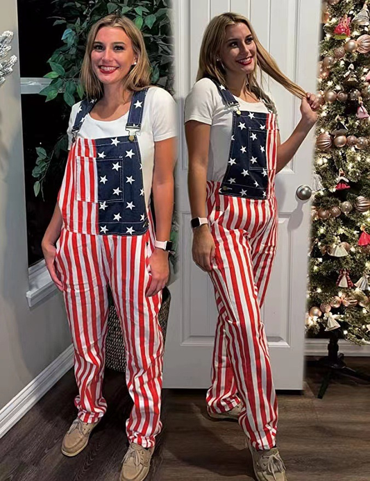 American Independence Day Flag Men'S And Women'S Classic Jumpsuit