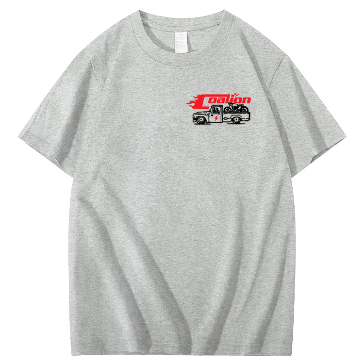 Dad's Garage Full Service If It's Broke We'll Fix It Printed Men's T-shirt