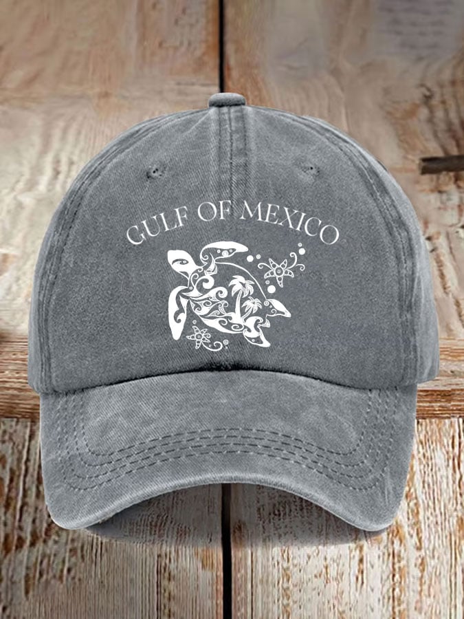 Unisex Gulf Of Mexico Print Hat