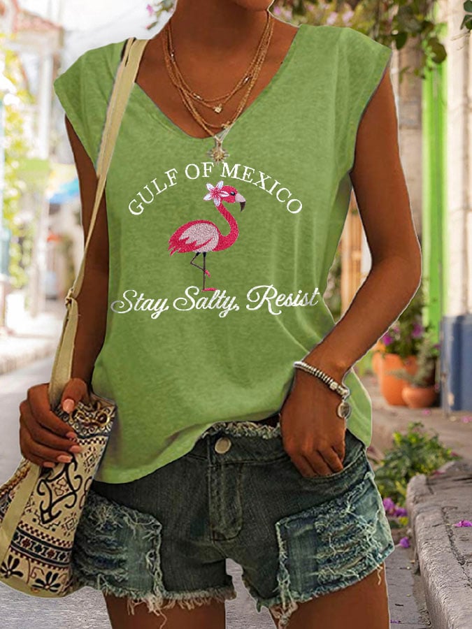 Women's Gulf Of Mexico Print Tank Top