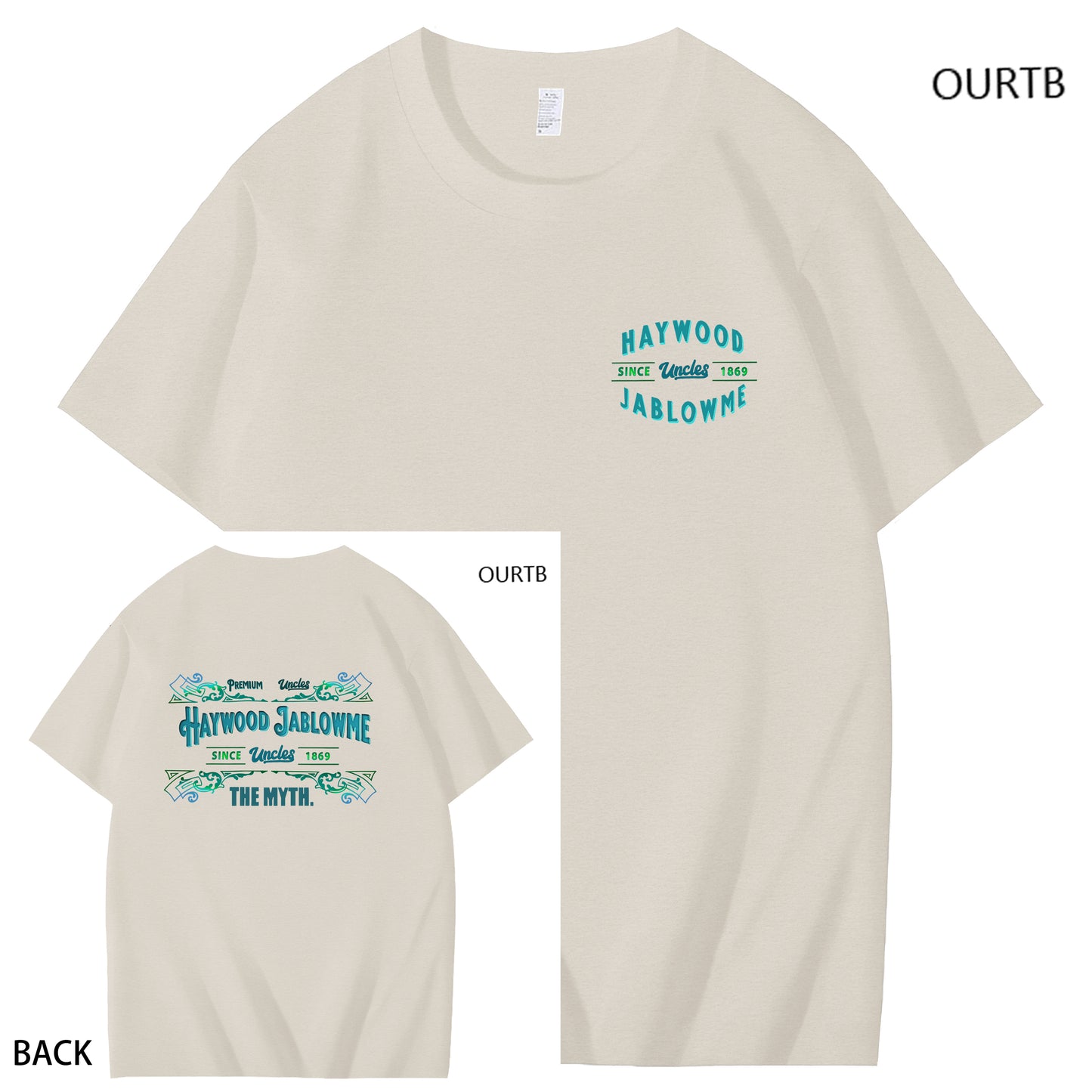 Premium Uncles Haywood Jablowme Since 1869 Uncles The Math Funny Adult Art Pattern Print T-Shirt