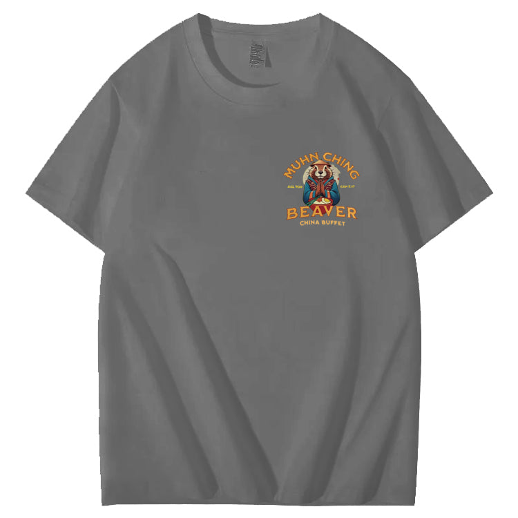 MUHN CHING BEAVER CHINA BUFFET T SHIRT