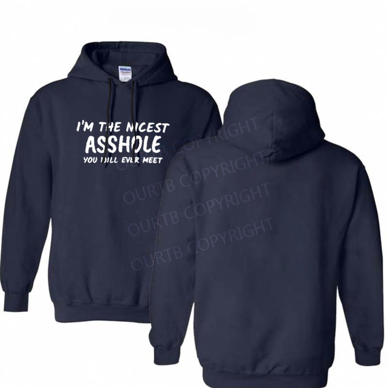 I'm The Nicest Pattren Printed Classics Hooded Sweatshirt