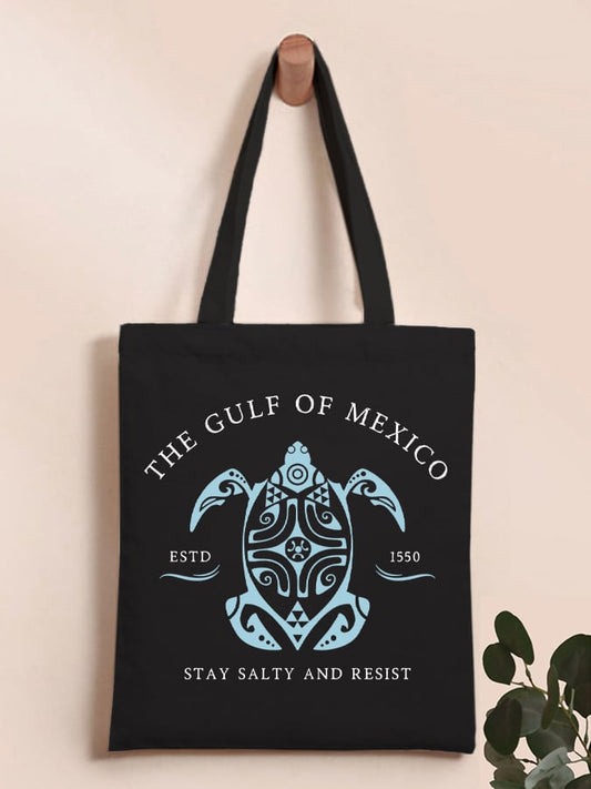 Gulf of Mexico Est 1550 Printed Shoulder Bag Handbag