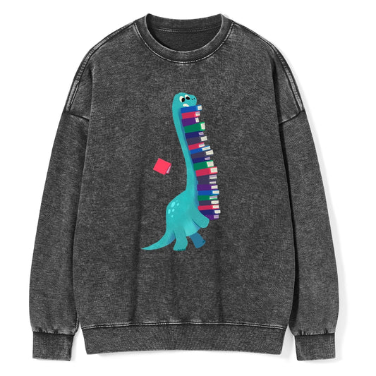 Book Dinosaurs Unisex Washed Sweatshirt