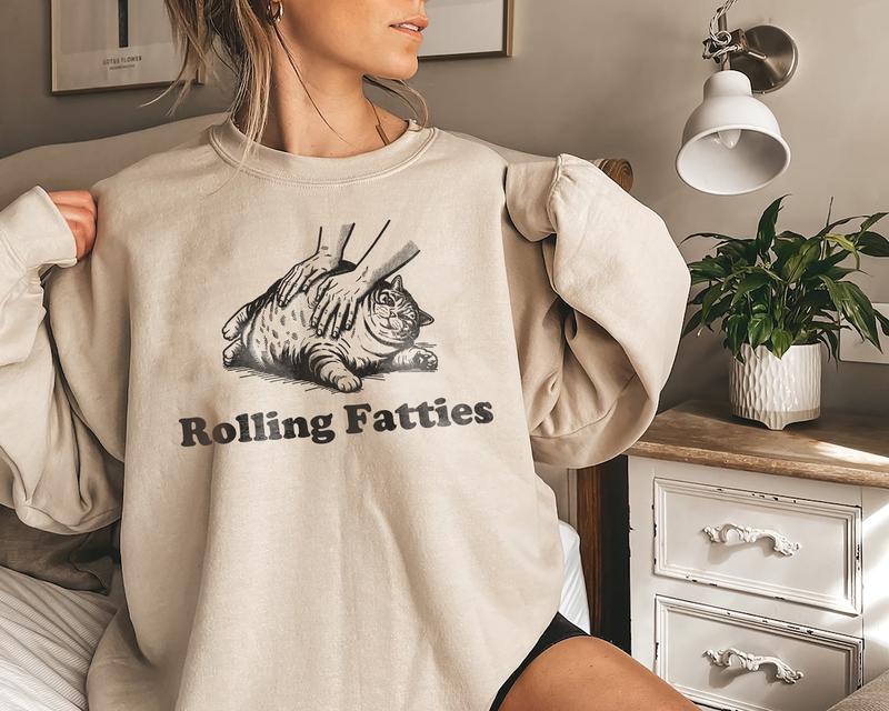 Rolling Fatties Cat T-Shirt/Sweatshirt/Hoodie