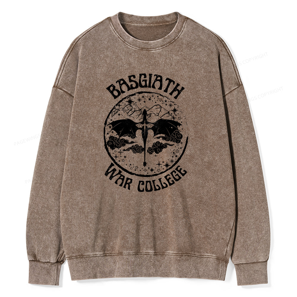 Pagewing Fouth Wings Unisex Washed Sweatshirt