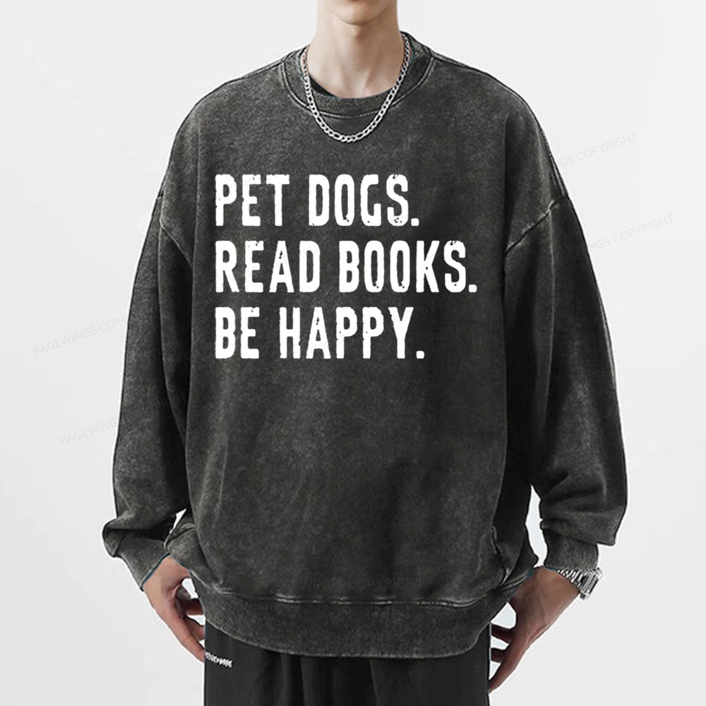 Book Sweatshirt, Book Lover Gift Unisex Washed Sweatshirt