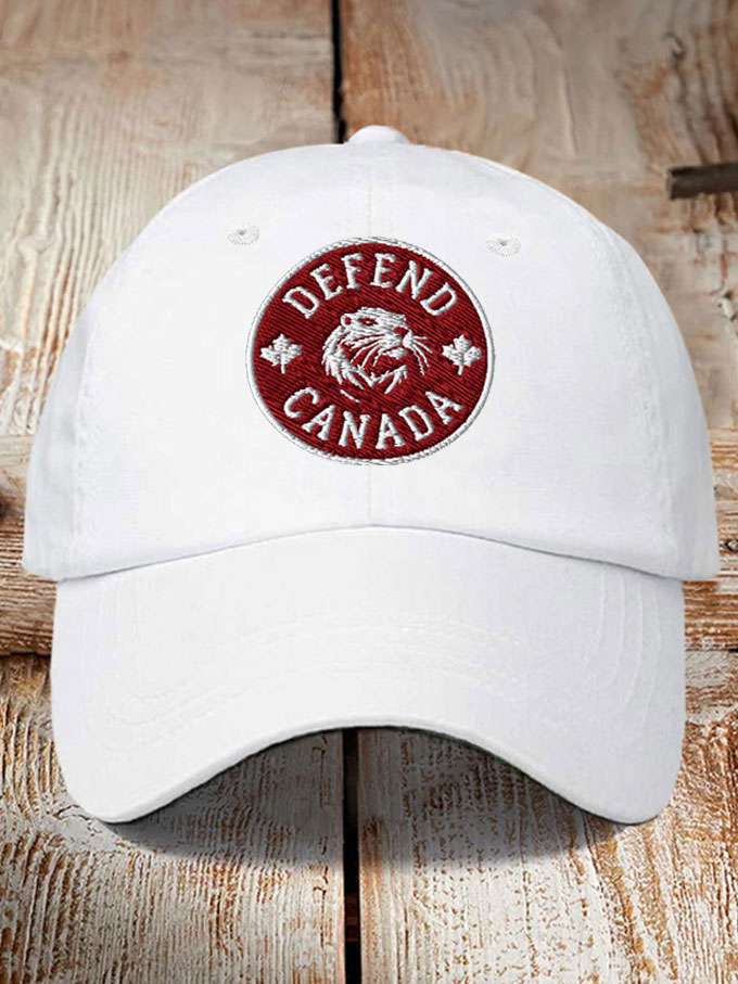 Unisex Defend Canada Beaver Printed Hat