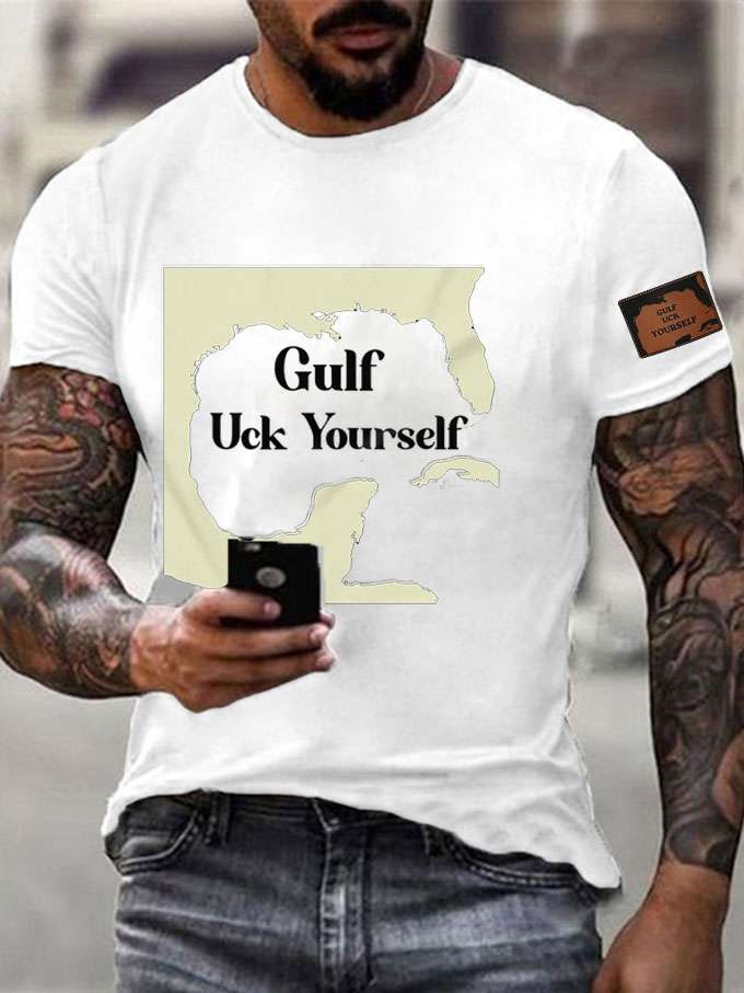 Men's Gulf Uck Yourself Mexico Casual T-shirt