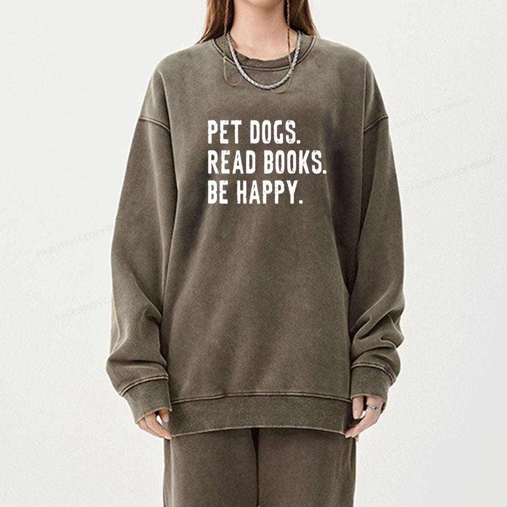 Book Sweatshirt, Book Lover Gift Unisex Washed Sweatshirt