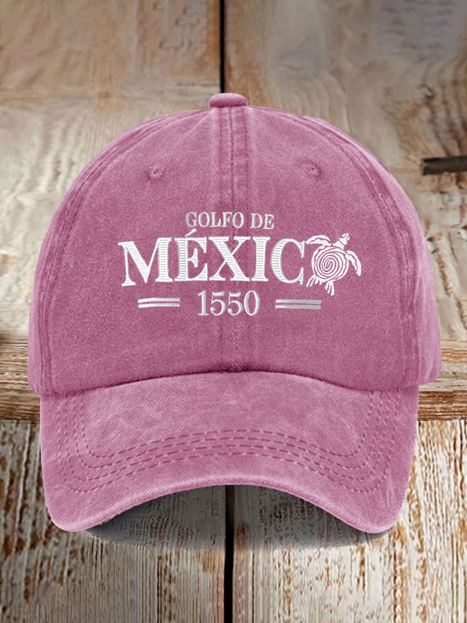 Gulf Of Mexico Est 1550 Printed Baseball Cap