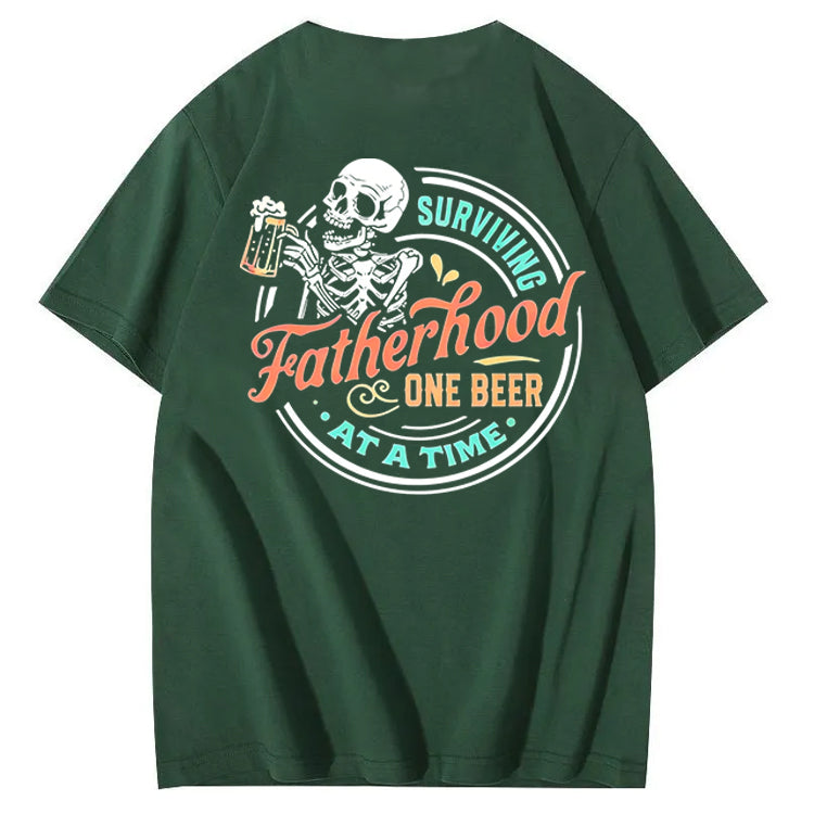 Surviving Fatherhood One Beer At A Time T-Shirt