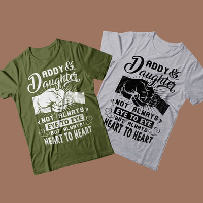 Father's Day T-shirt Gift for Dad Birthday Gift Daddy and Daughter T-shirt Best Gift for Father From Daughter