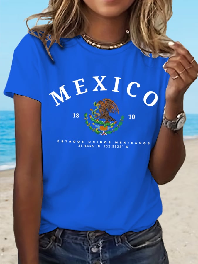Women's Mexico Print T-Shirt