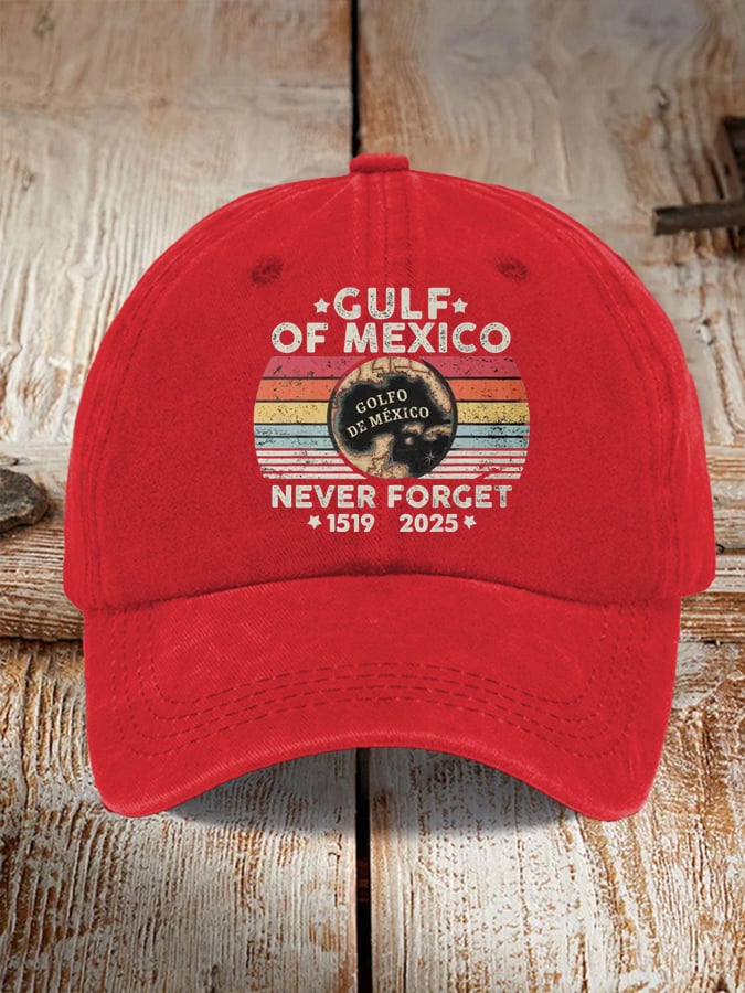 Unisex Forever Gulf of Mexico 1519-2025 Print Baseball Cap