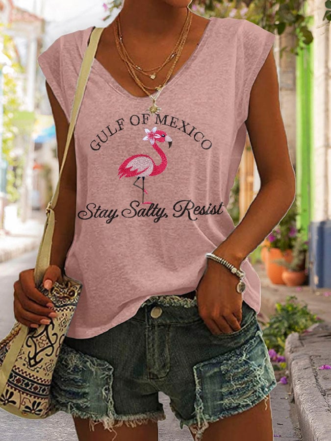 Women's Gulf Of Mexico Print Tank Top