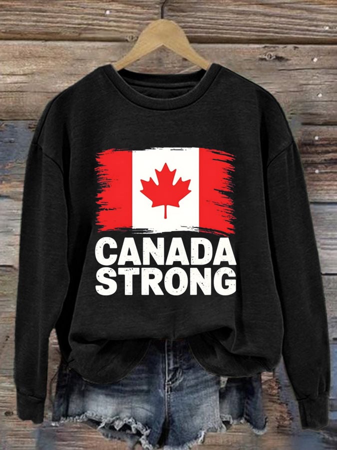Women's Canada Printed Sweatshirt