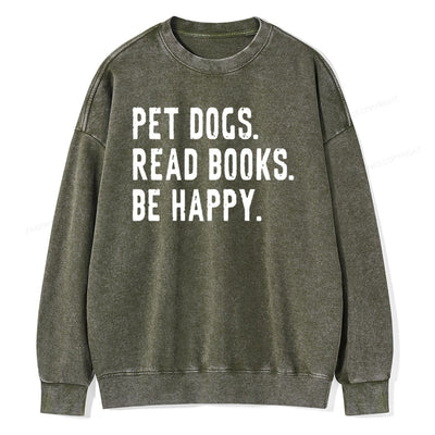 Book Sweatshirt, Book Lover Gift Unisex Washed Sweatshirt