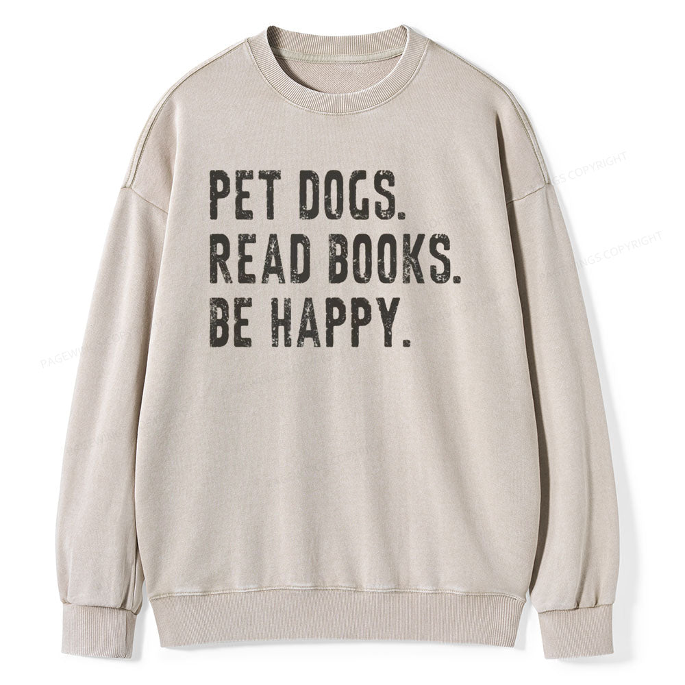 Book Sweatshirt, Book Lover Gift Unisex Washed Sweatshirt