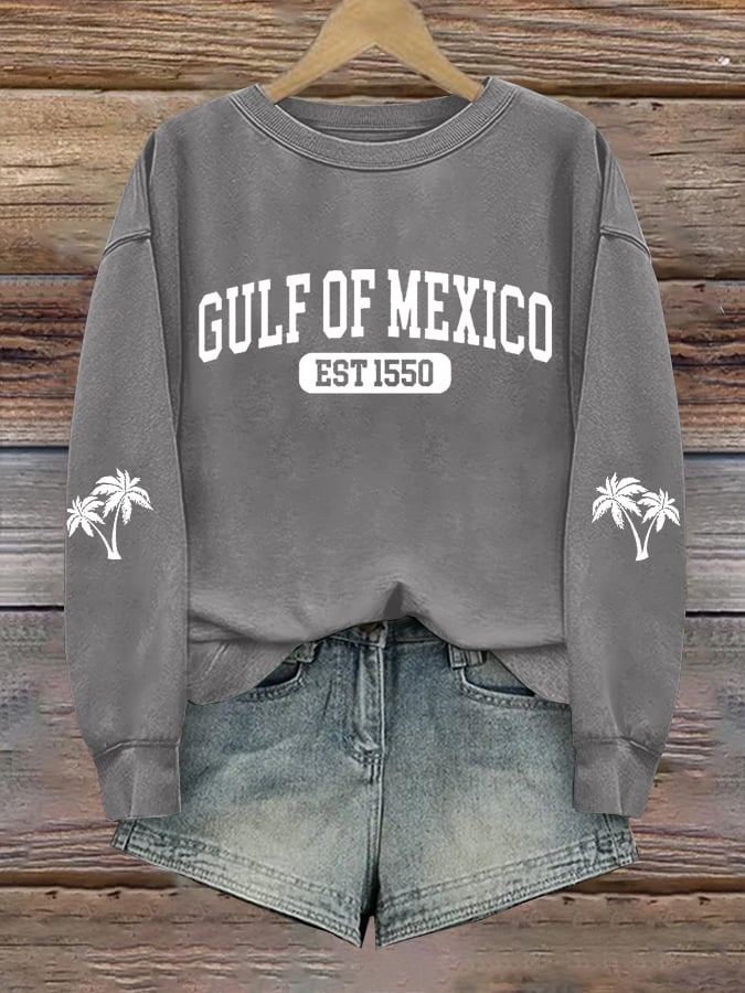 Women's Gulf Of Mexico Printed Sweatshirt