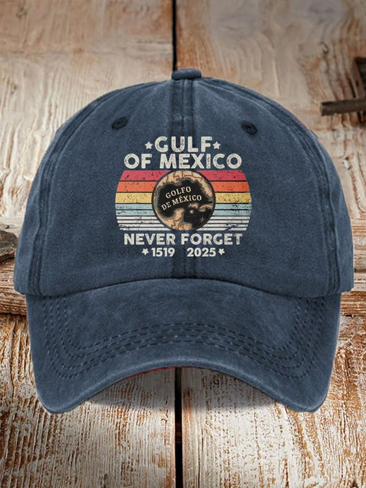 Unisex Forever Gulf of Mexico 1519-2025 Print Baseball Cap