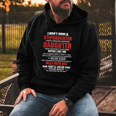 Stepdad Shirt, Fathers Day Gifts - For Stepdad, Bonus Dad Shirt From Daughter, Funny Gifts For Bonus Dad, Father's Day Shirts