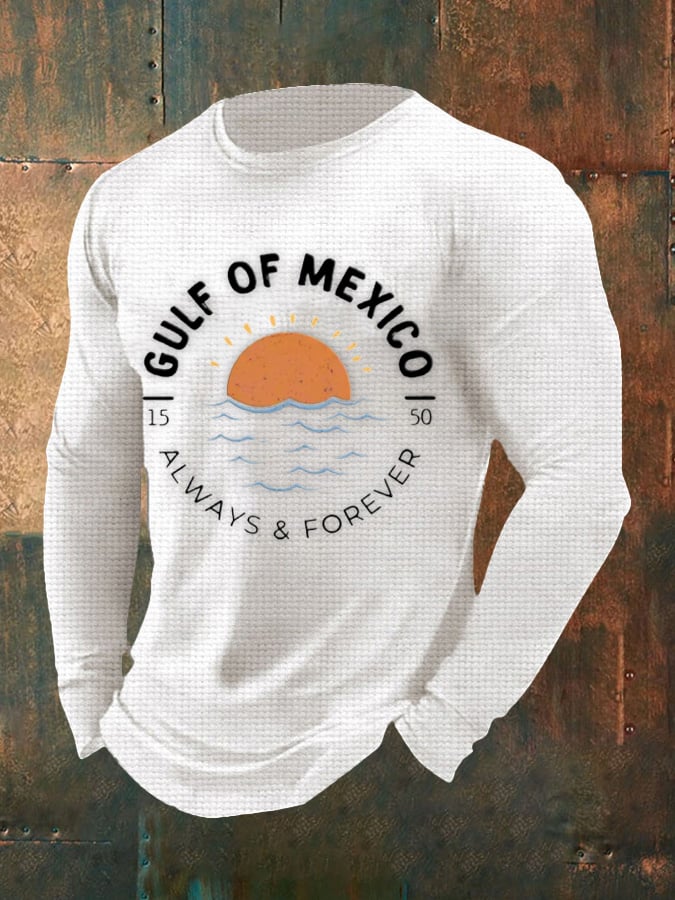 Men's Gulf of Mexico 1550 Forever Print Long Sleeve Top