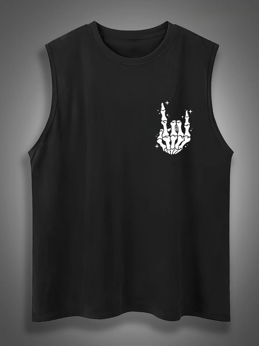 Just A Dad Who Always Came Back With The Milk Print Cotton Sleeveless Tank Tops