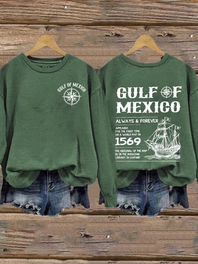Women's Gulf Of Mexico Printed Sweatshirt