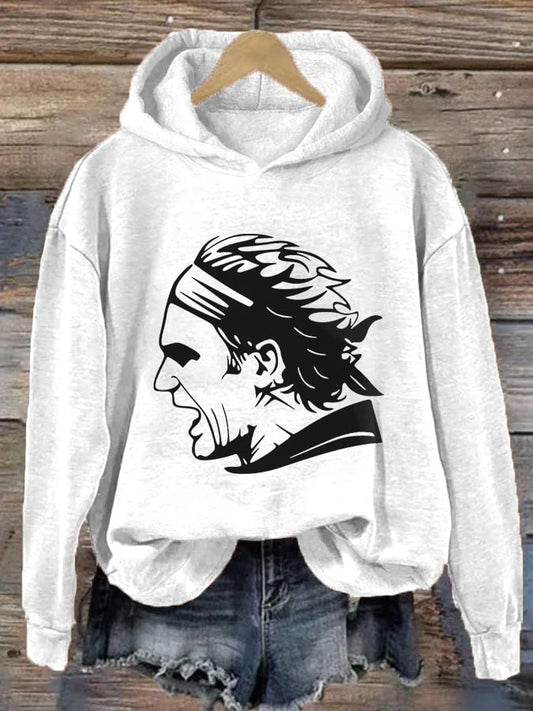 Women's Tennis Legend Rafa Print Hoodie