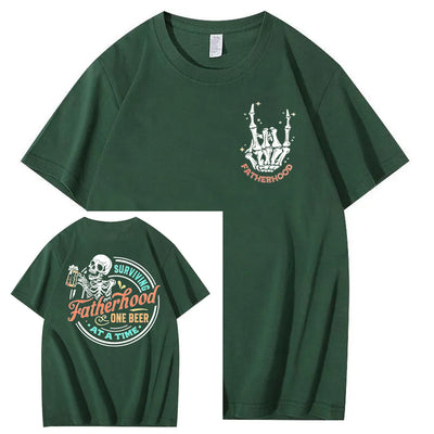 Surviving Fatherhood One Beer At A Time T-Shirt
